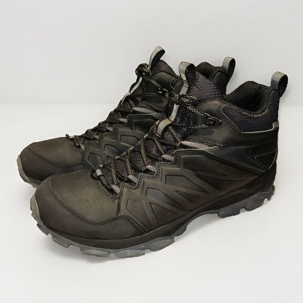 Merrell Thermo Freeze Mid Cut Hiking Boots Mens Sz 12 Waterproof Insulated Black